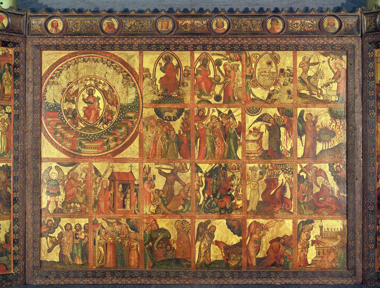 Altarpiece with 48 Scenes of the Apocalypse by Master Bertram of Minden