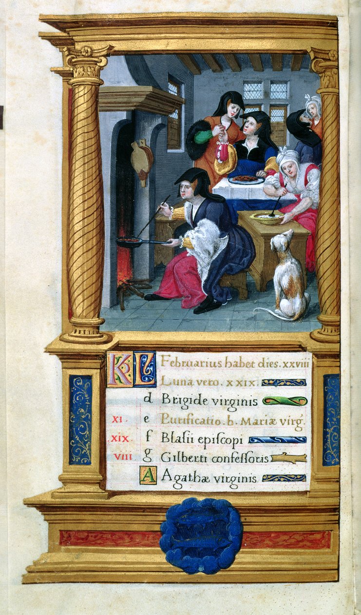 February: Cooking and Feasting by Master Jean de Mauleon