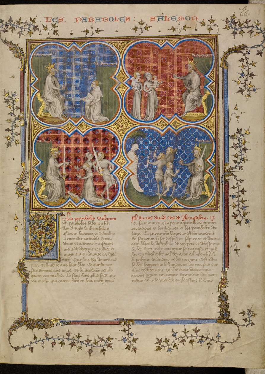 The Judgement of Solomon by Master of Jean