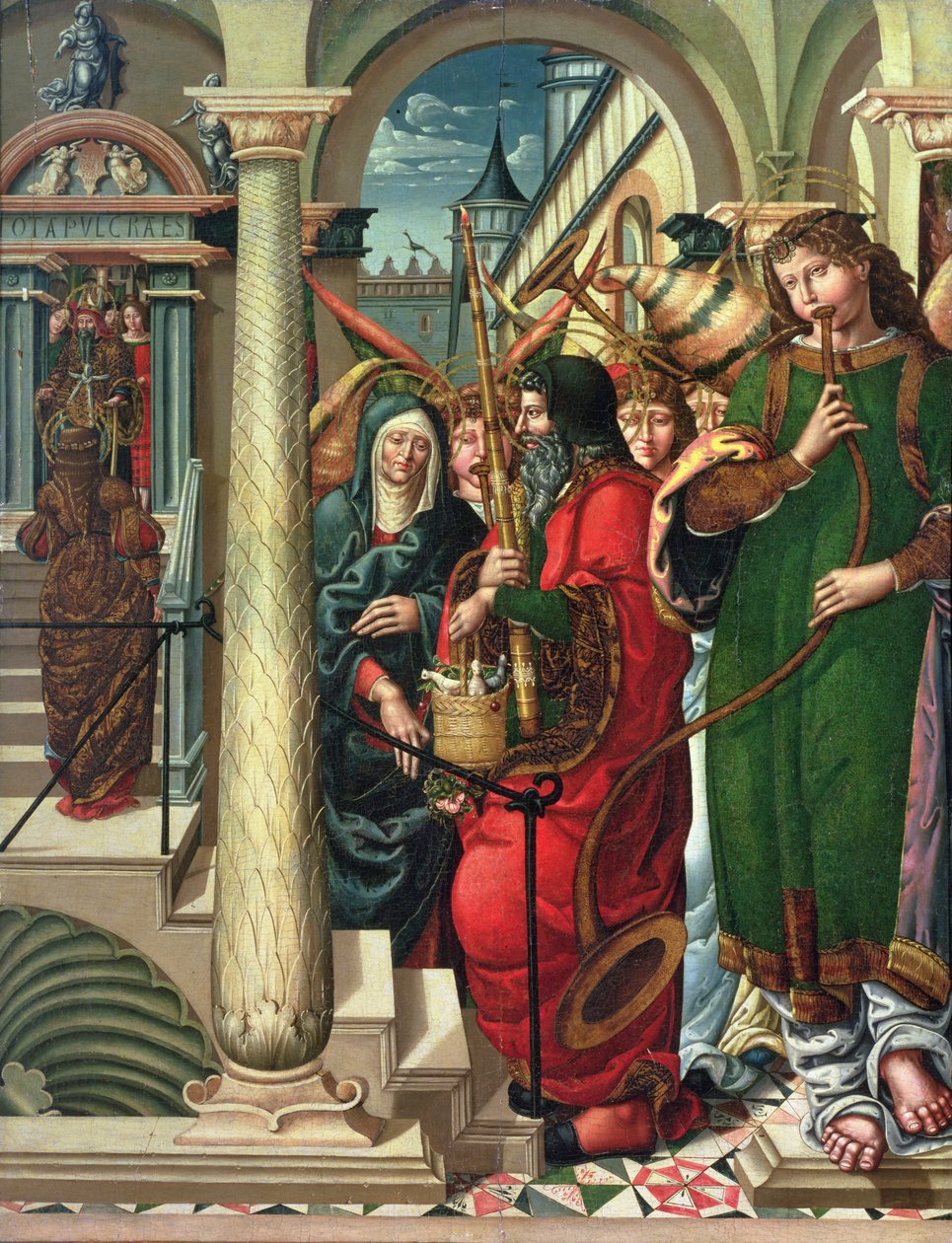 The Presentation of the Virgin in the Temple by Master of Sigena