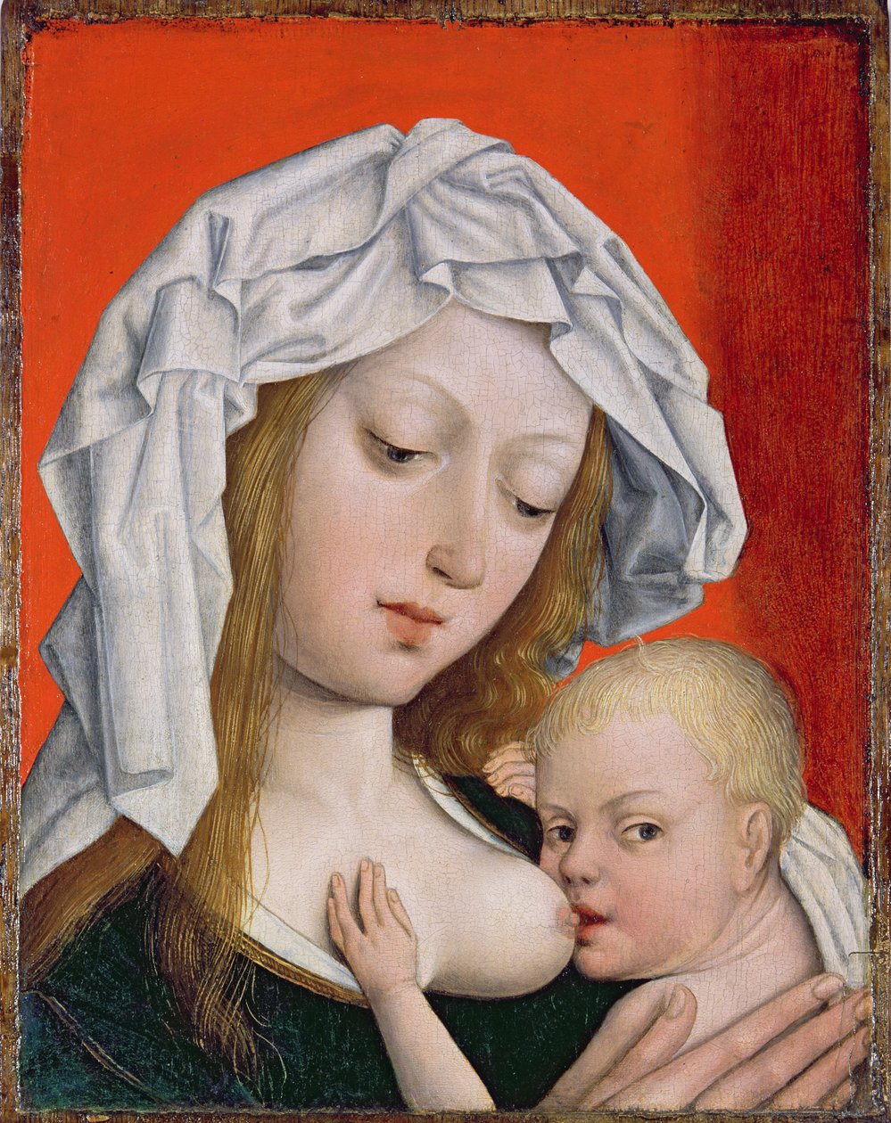 Madonna Nursing the Christ Child by Master of the Legend of the Magdalen