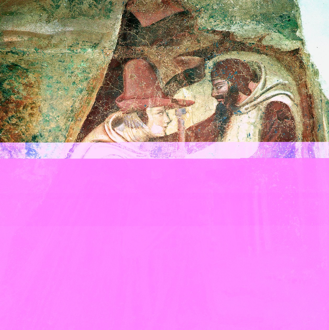 Pilgrim with a Monk, 1360-1370 by Master of the Triumph of Death