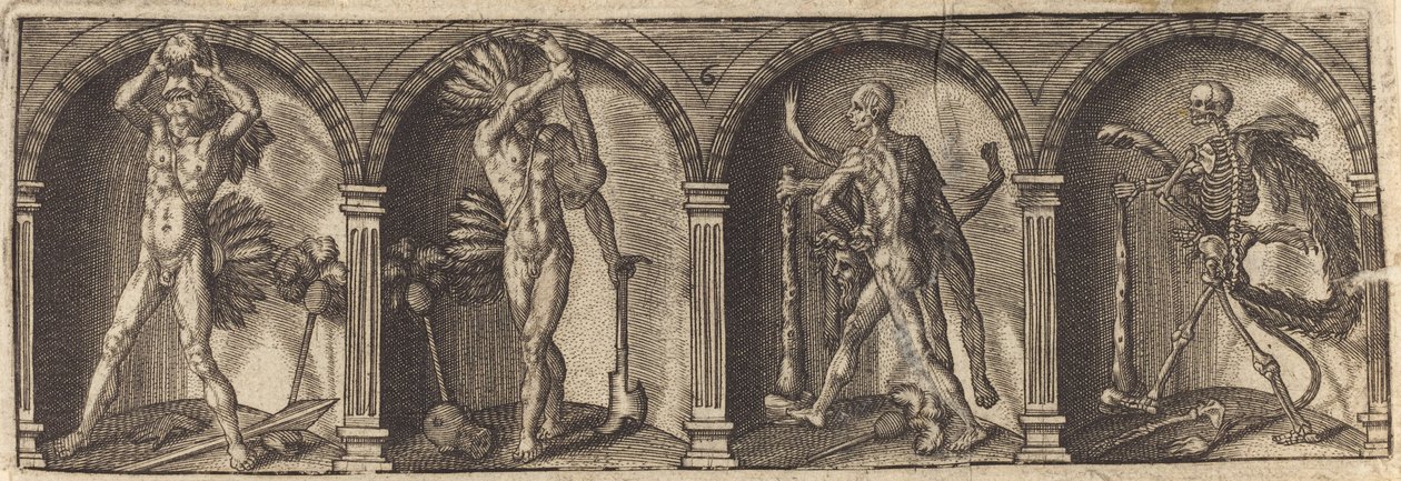 Various Portraits and Figures VI by Master AD