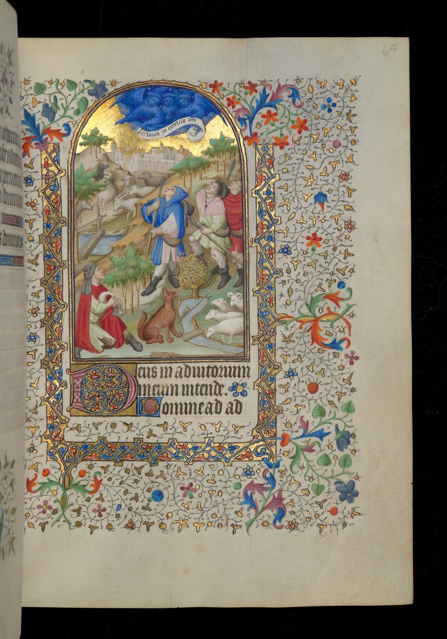 Annunciation to the Shepherds by Master Dunois