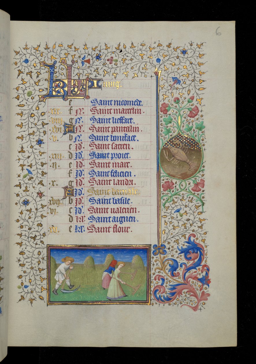 Labour of the Month - June by Master Dunois