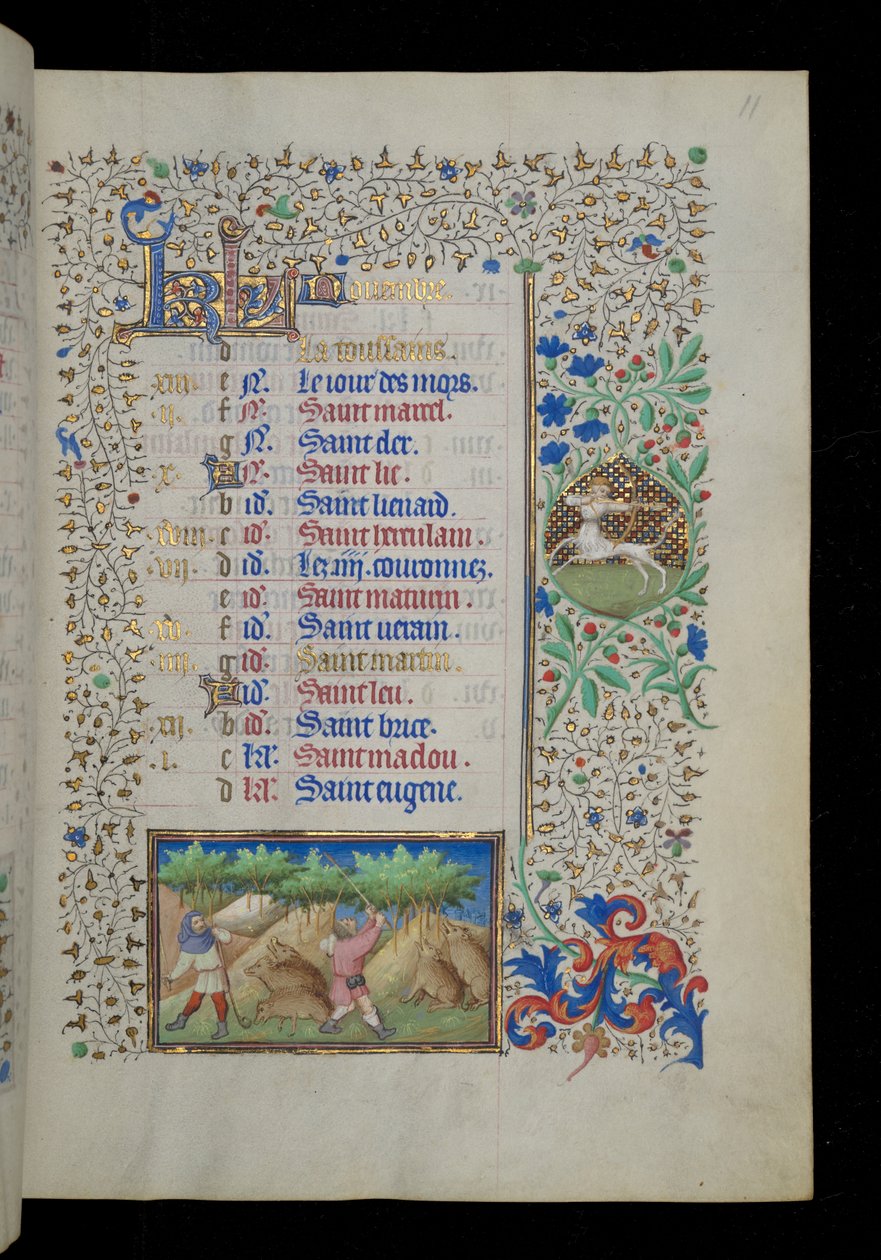 Labour of the Month - November by Master Dunois