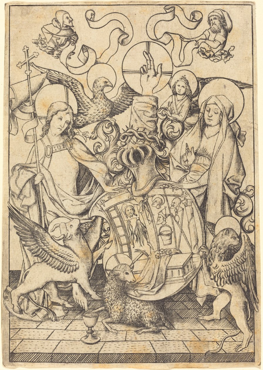 Coat of Arms of the Passion by Master E.S.