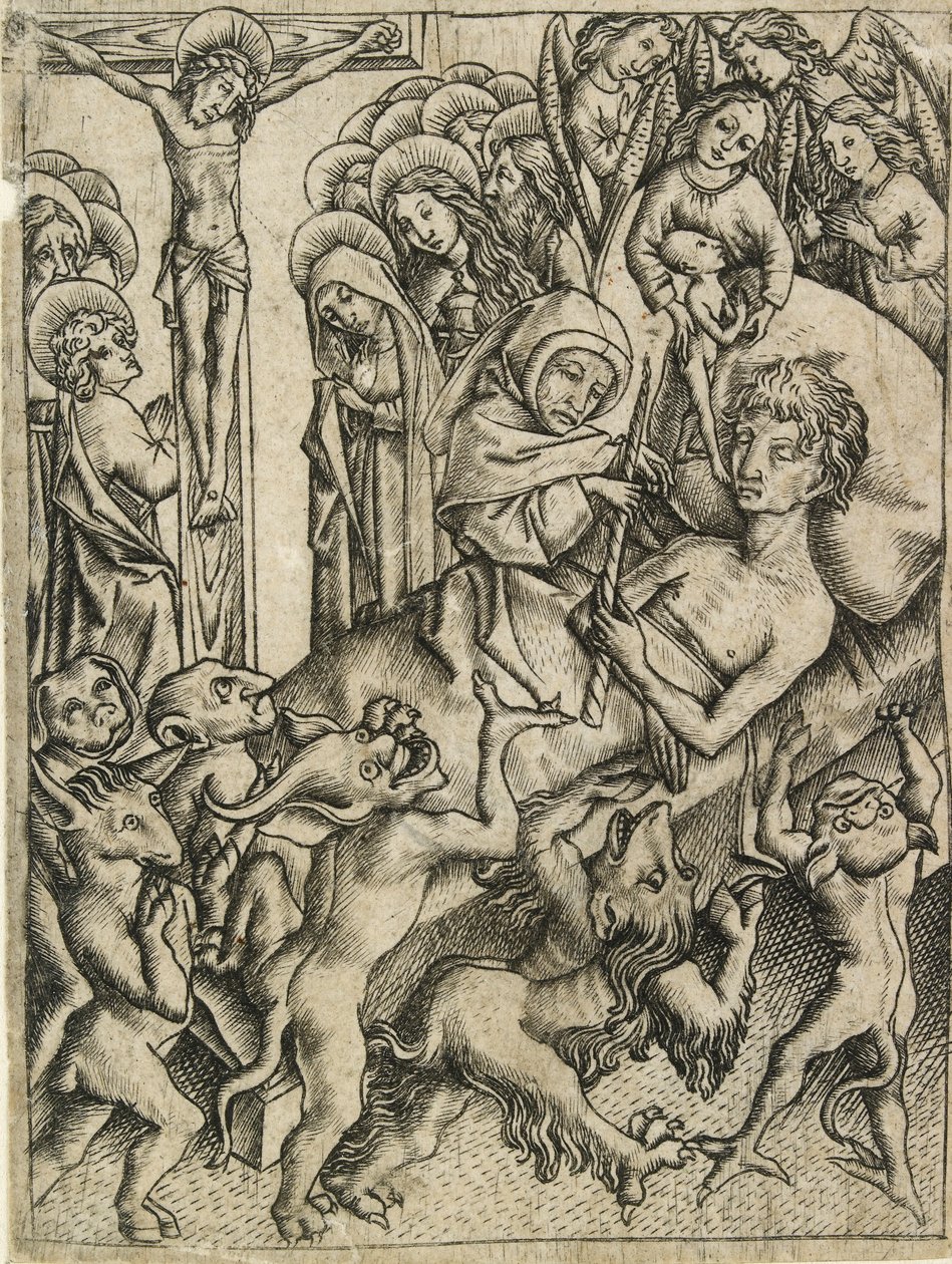 The Triumph Over All Temptation in the Hour of Death by Master ES