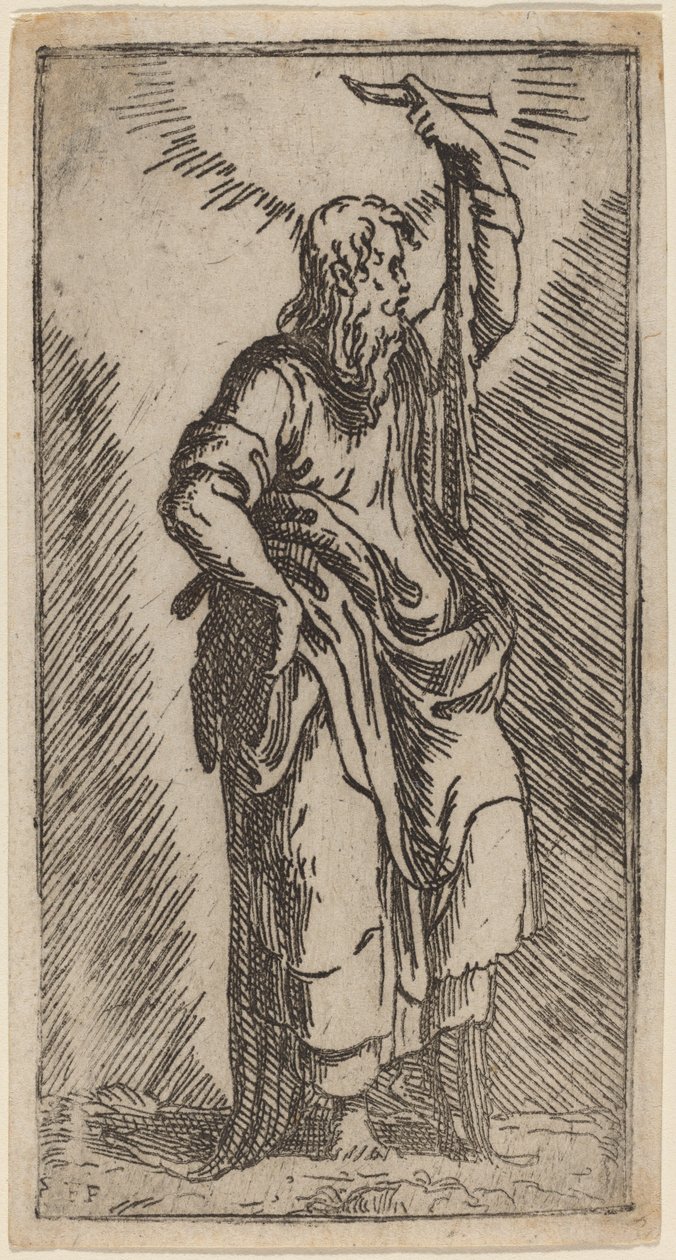 Saint Simon by Master F.P. after Parmigianino