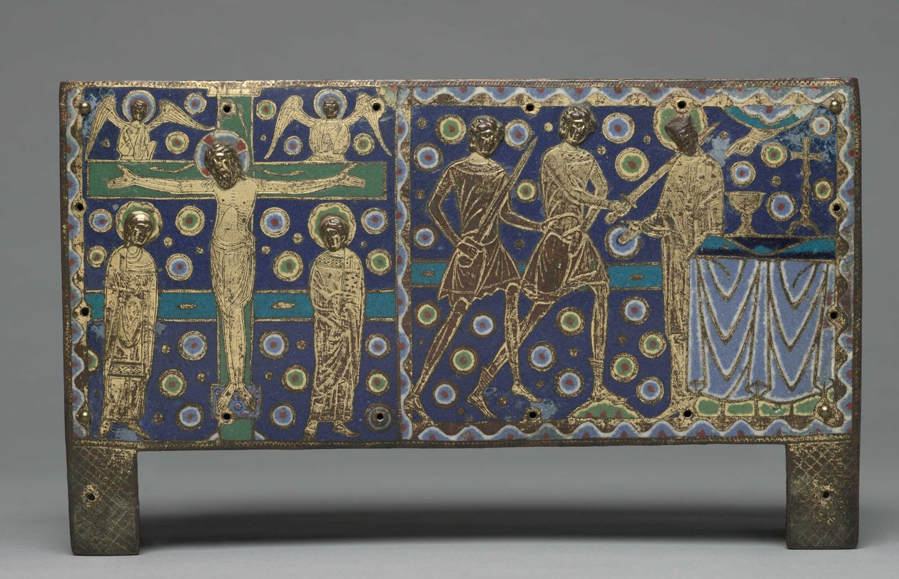 Plaque from a Chasse for Relics of Saint Thomas Becket by Master G. Alpais