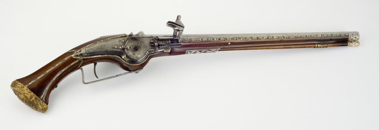 One of Pair of Wheel-Lock Holster Pistols, c.1650 by Master H. W.
