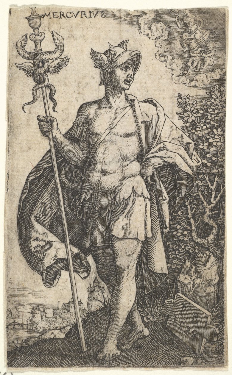 Mercury from The Gods Who Preside Over the Planets by Master I.B.