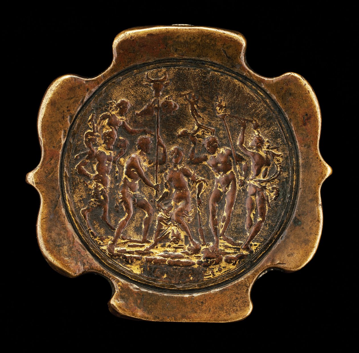 Sword Pommel with inset plaquette of Ariadne