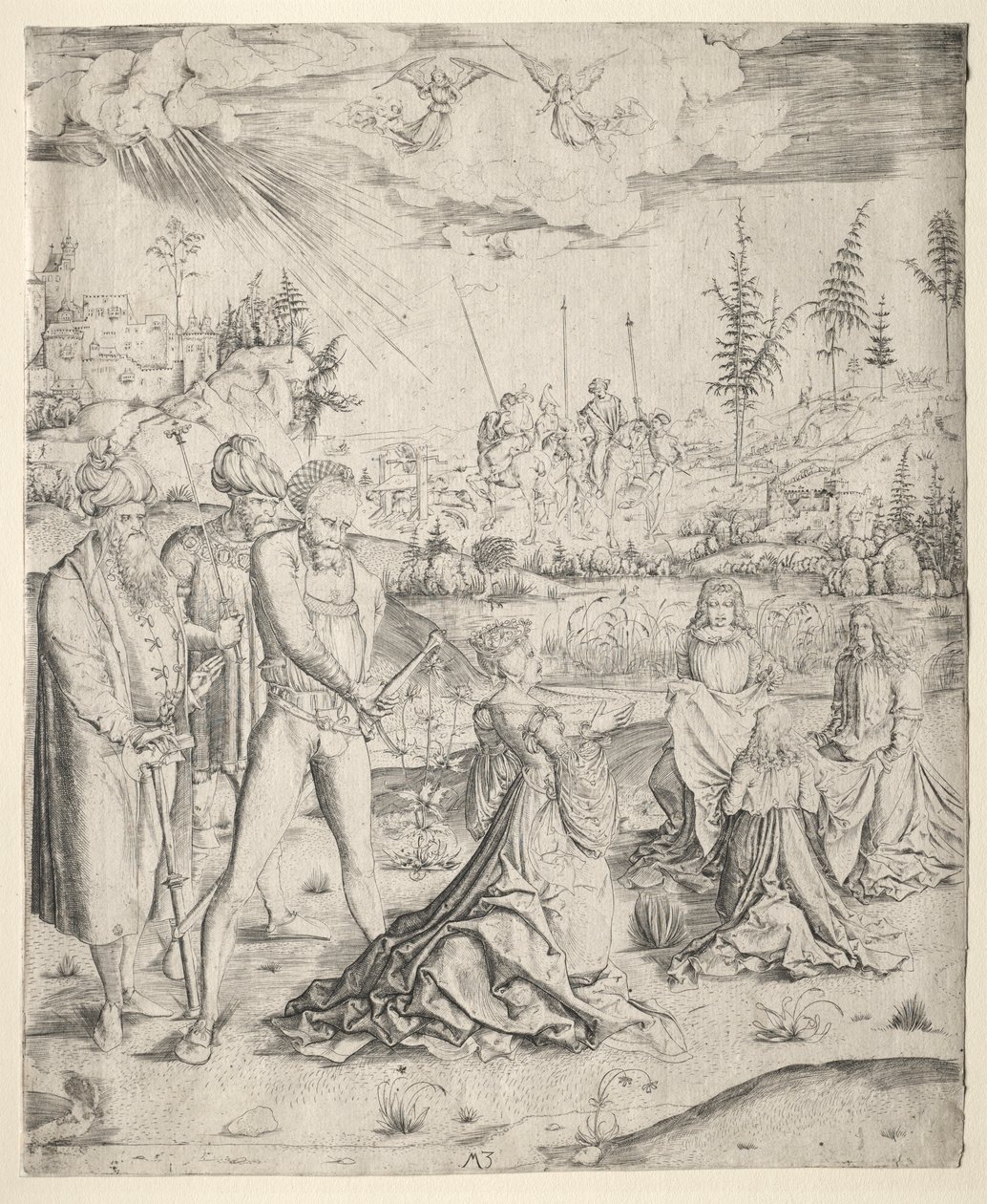 The Martyrdom of St. Catherine by Master MZ