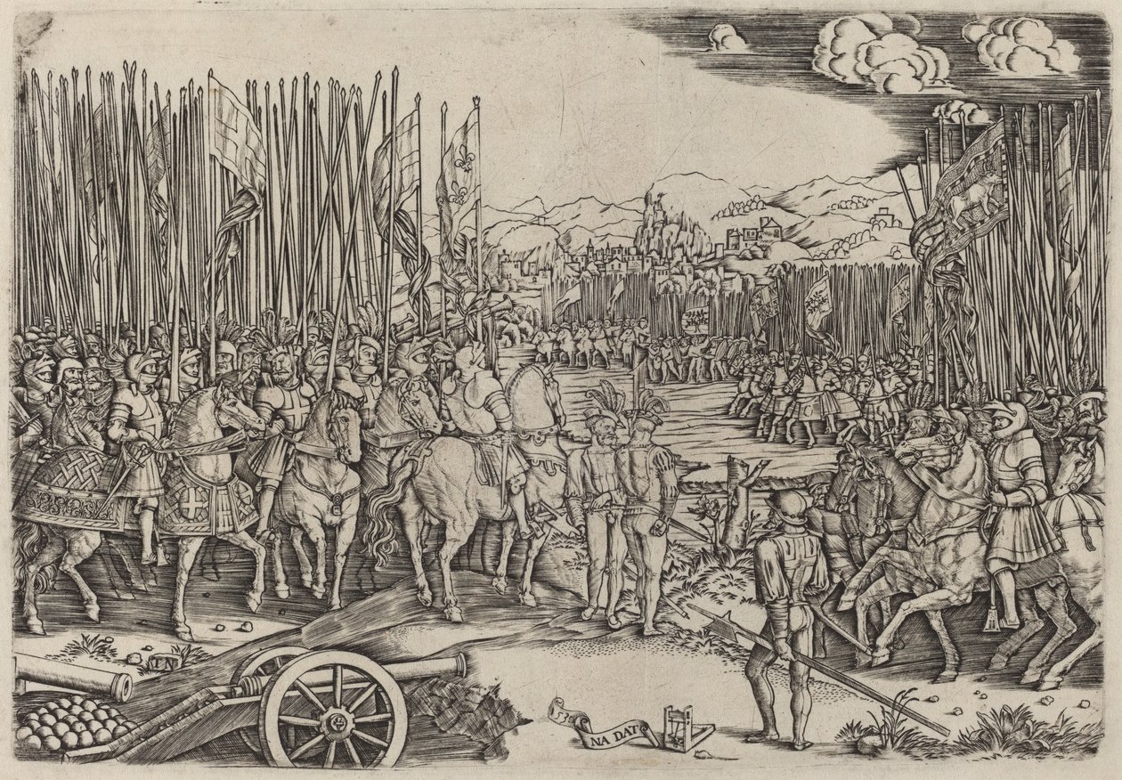 The Two Armies at the Battle of Ravenna by Master NA.DAT with the Mousetrap