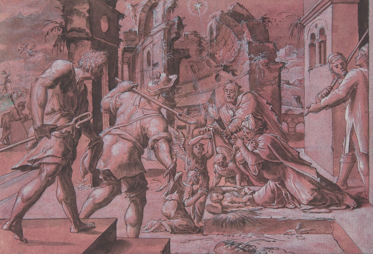 Adoration of the Shepherds, 1540-1560 by Master Of The Liechtenstein Adoration
