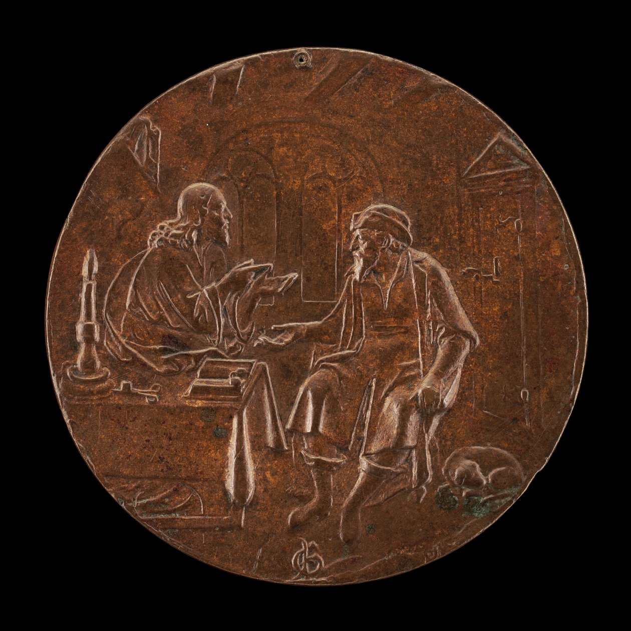 Christ and Nicodemus, c. 1550 by Master P.G.