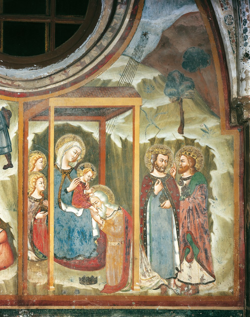 The Adoration of the Maji by Master Trecentesco of Sacro Speco School