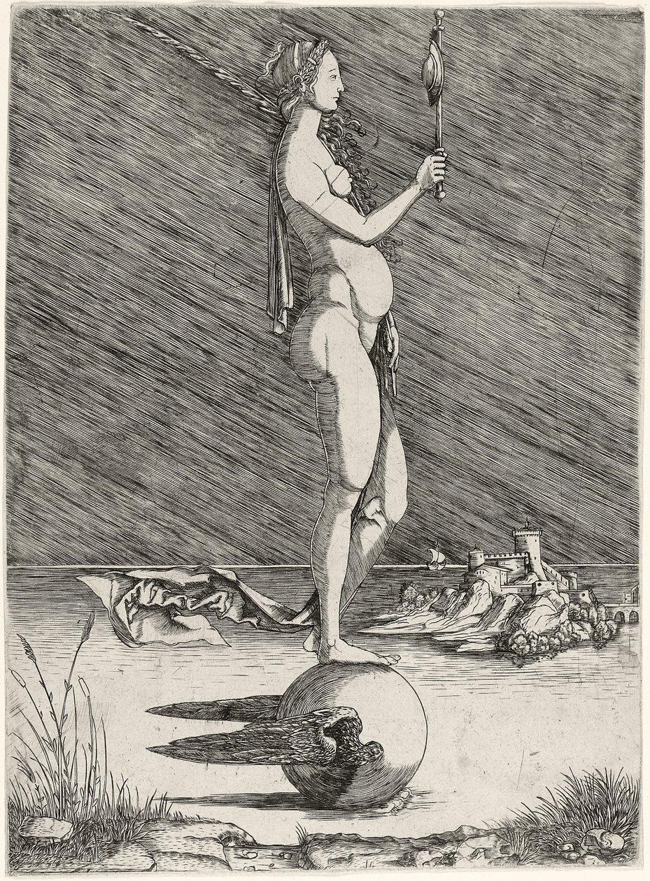 Fortune Sailing on a Winged Globe, c.1510-15 by Master of 1515