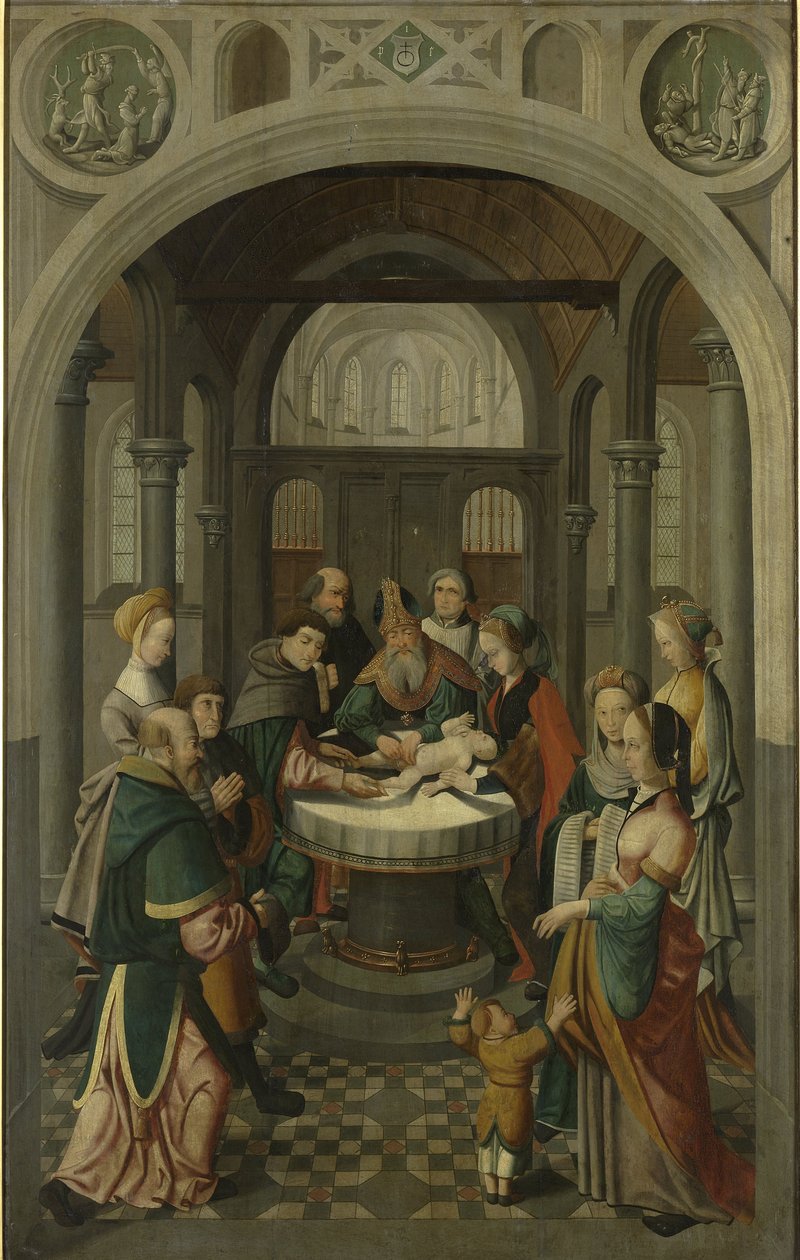 Panel of an Altarpiece with Circumcision of Christ by Master of Alkmaar