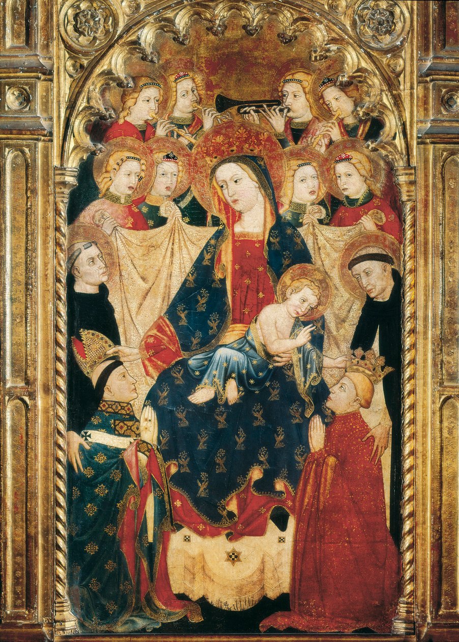 Altarpiece of the Virgin of Archbishop Don Sancho Rojas (14-15th century) (detail) by Master of Archbishop Don Sancho Rojas