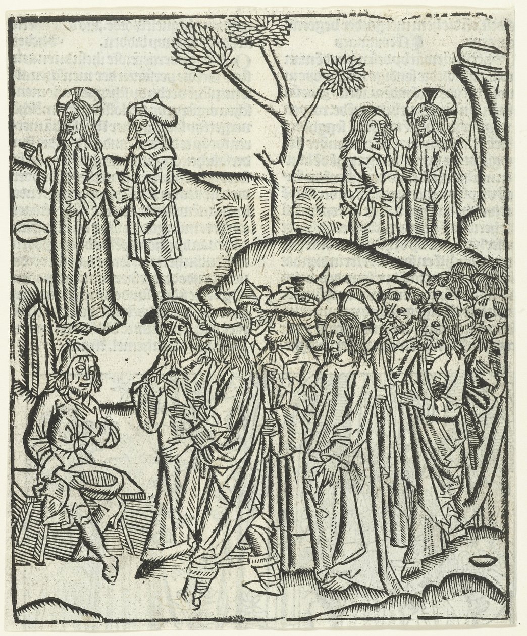 Christ Healing the Blind Bartimaeus by Master of Delft (attributed to)