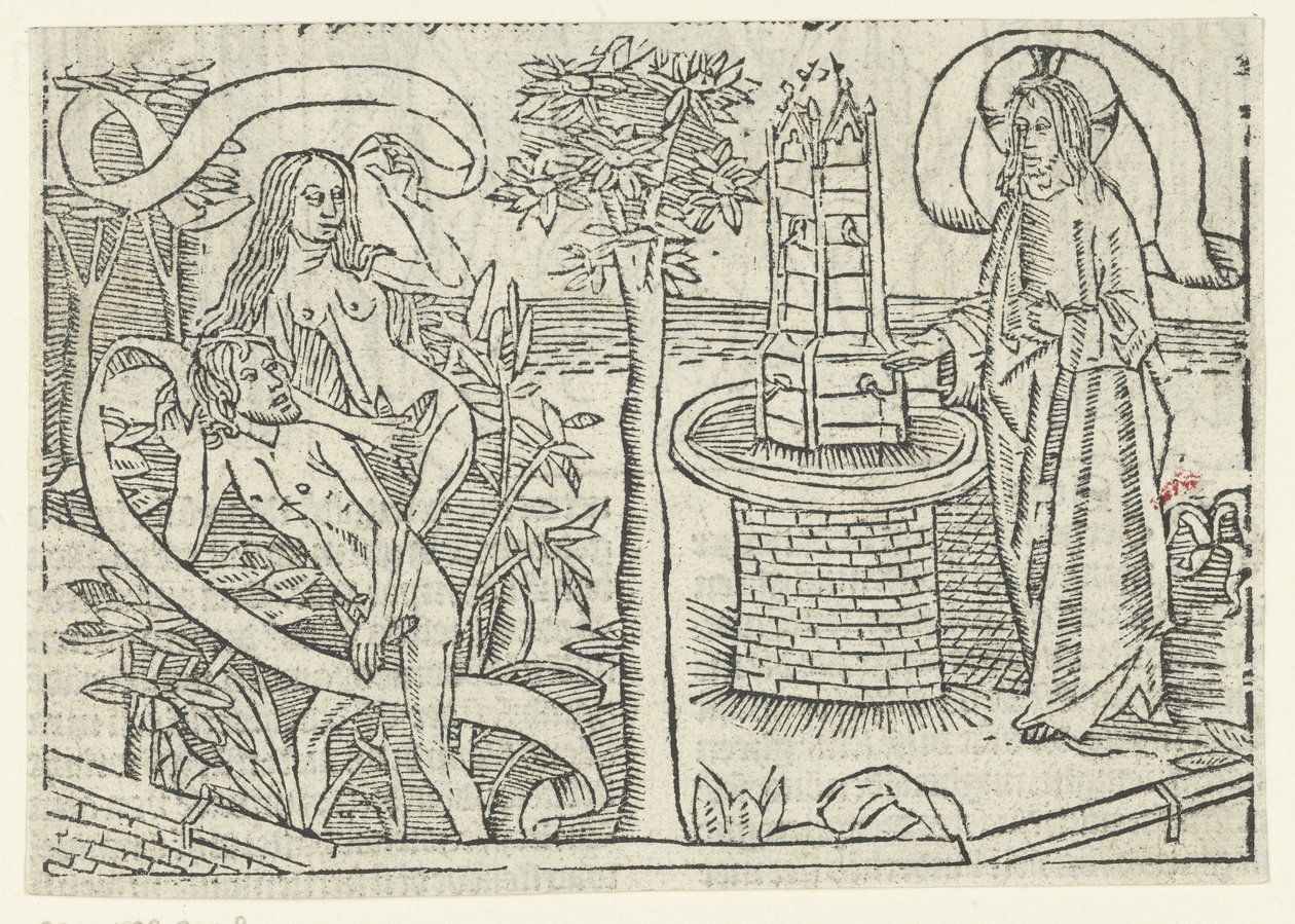 Expulsion from Paradise by Master of Delft (attributed to)