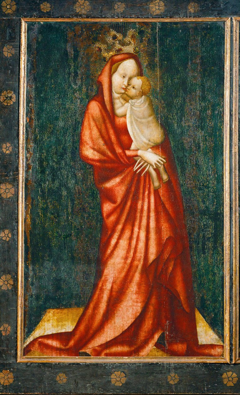 Madonna, Left Panel of an Altar by Master of Heiligenkreuz