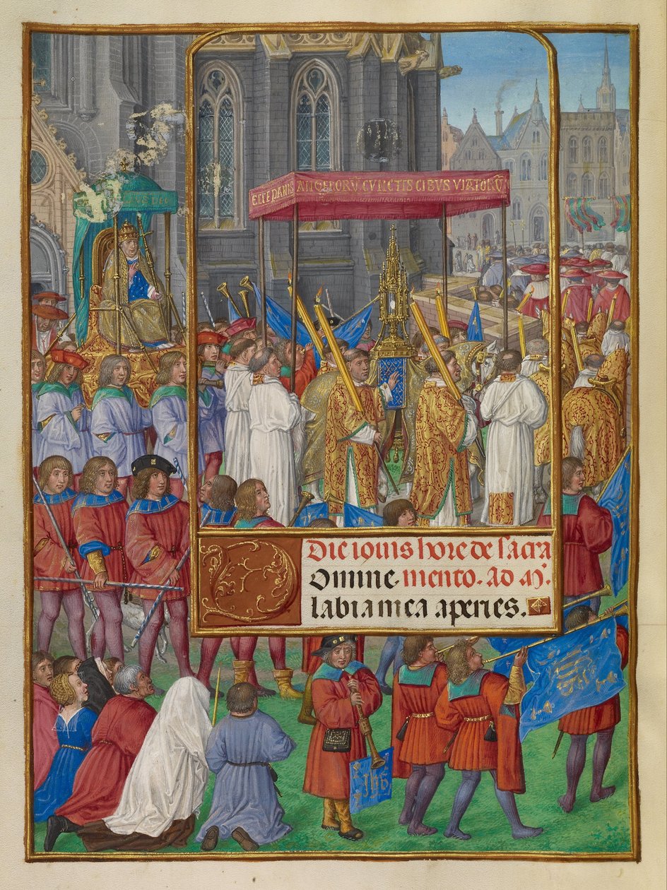 Procession for Corpus Christi by Master of James IV of Scotland