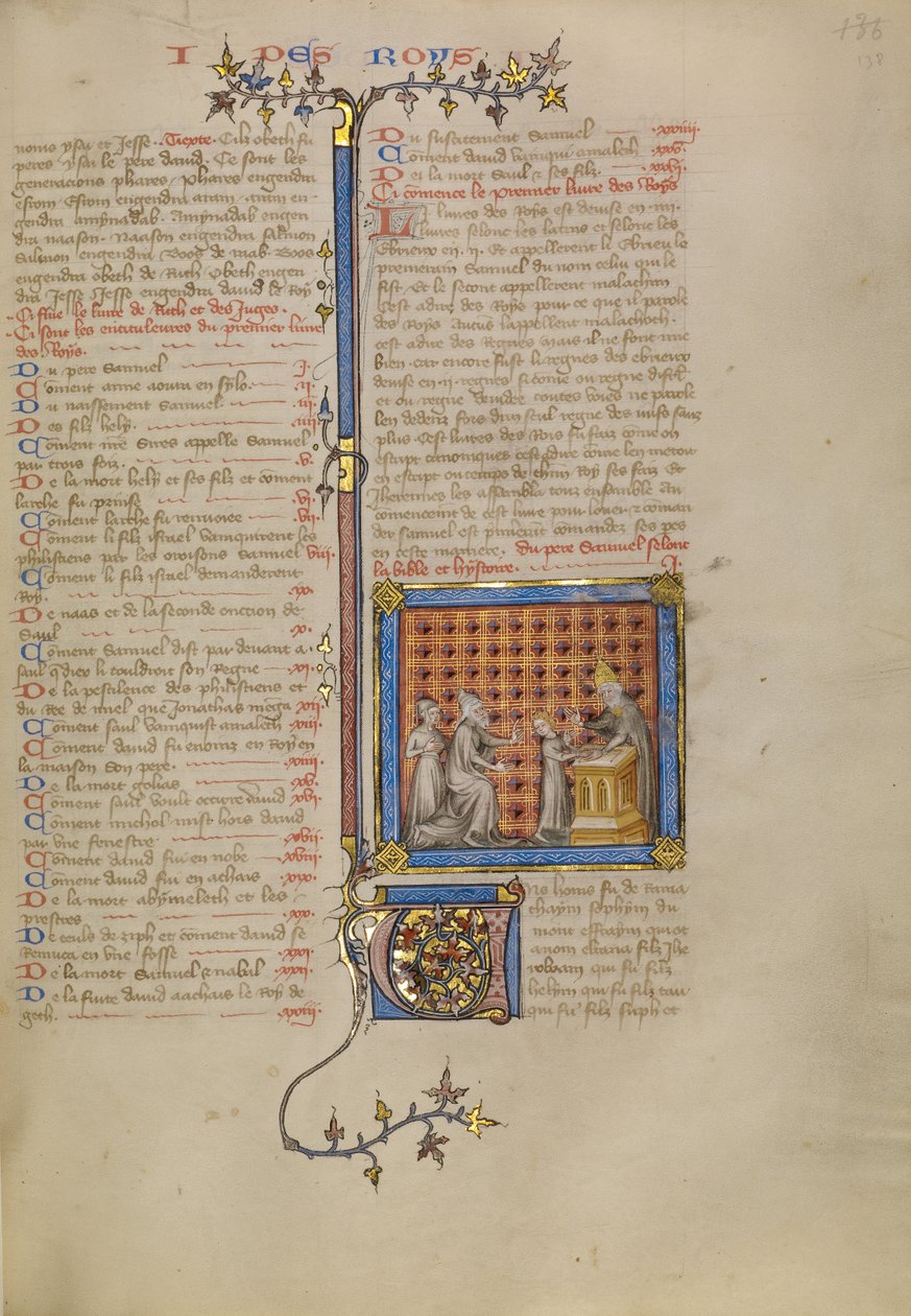 Samuel before Eli the Priest by Master of Jean de Mandeville