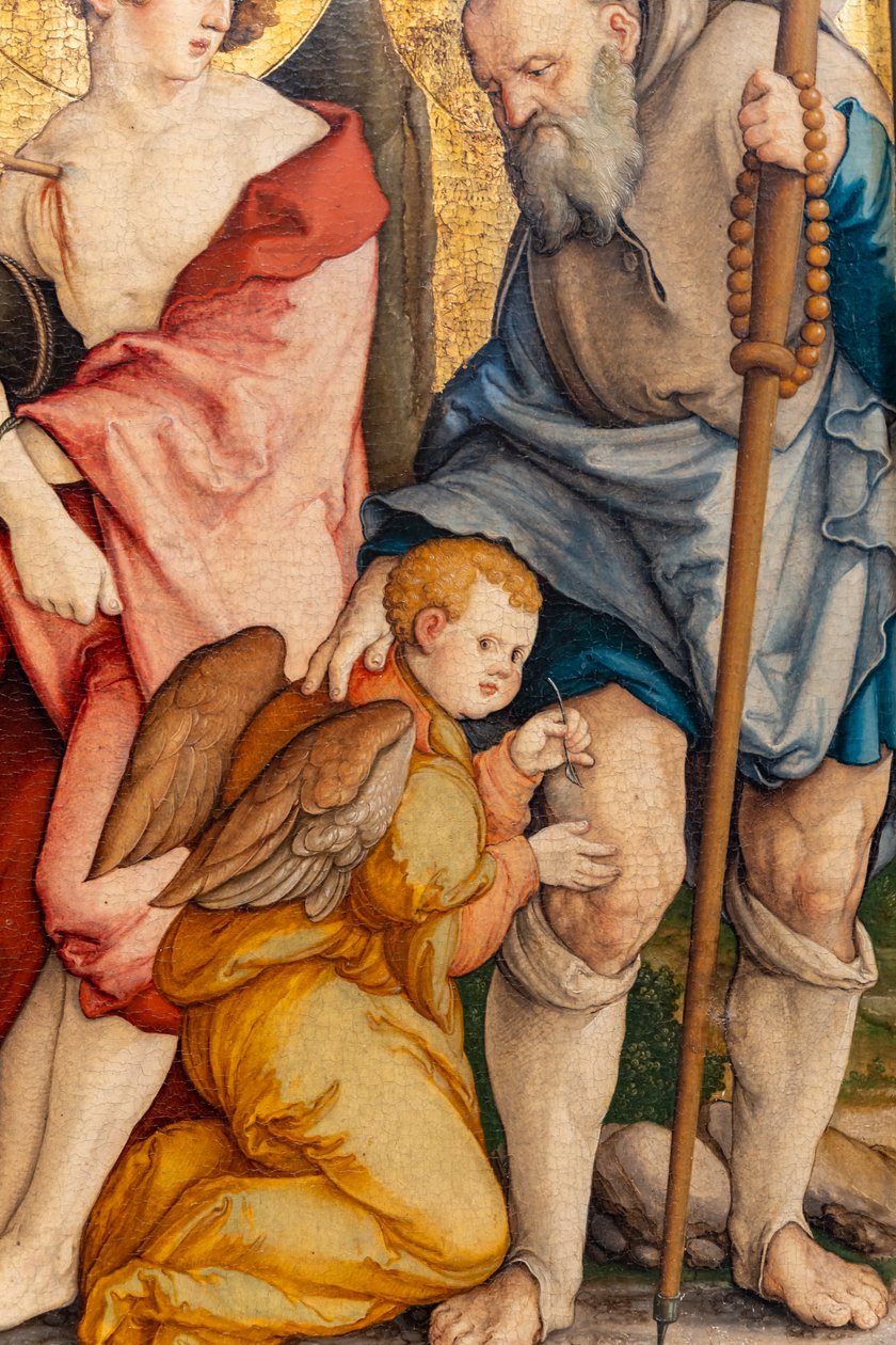 The Saints Sebastian and Roch by Master of Messkirch