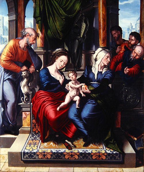 The Holy Family by Master of Paul and Barnabas