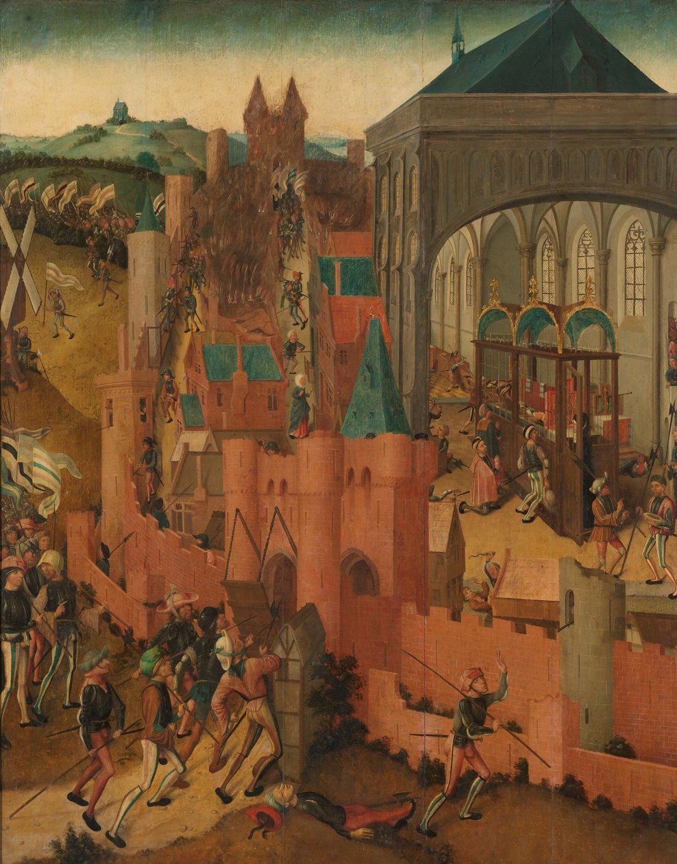 The Siege of Rhenen by Master of Rhenen