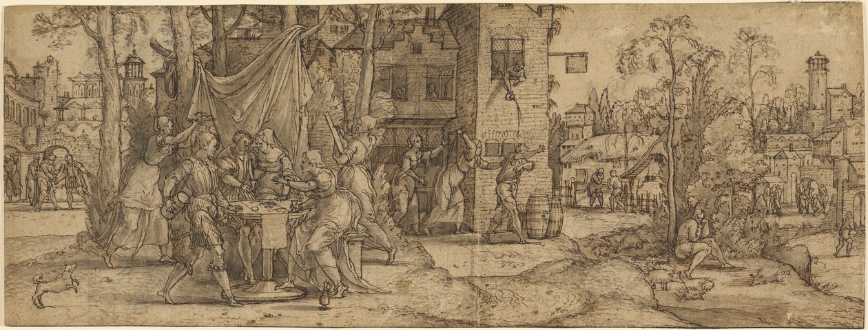 Scenes from the Life of the Prodigal Son by Master of Saint Christopher