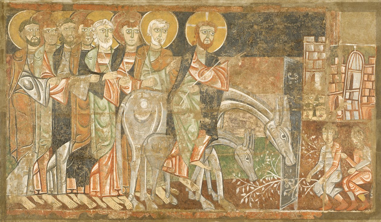 Entry of Christ into Jerusalem by Master of San Baudel