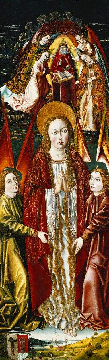 The Assumption of the Magdalen; and The Annunciation by Master of Santa Maria de la