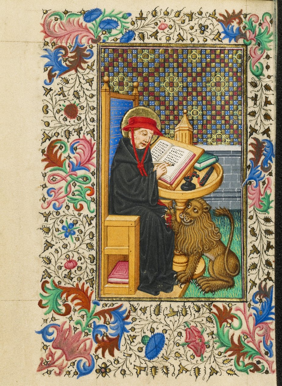 Saint Jerome in His Study by Master of Sir John Fastolf