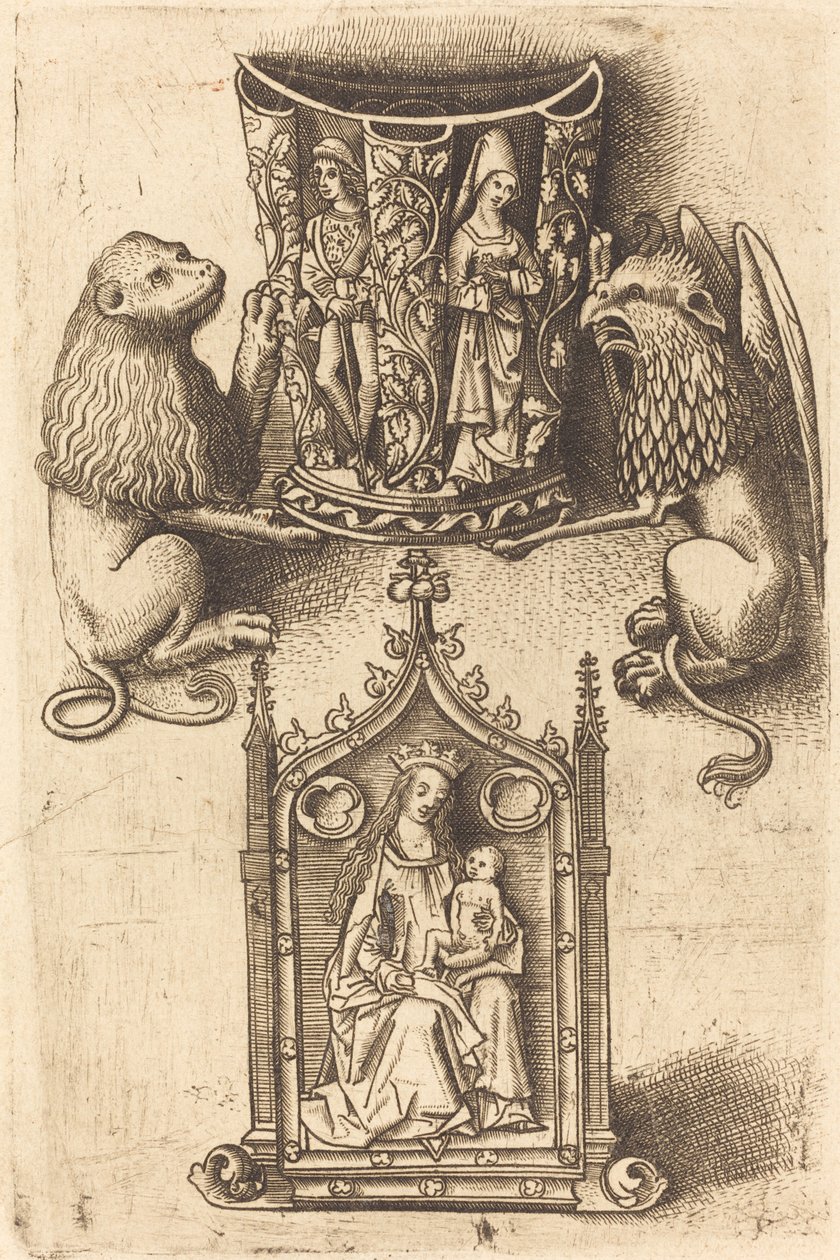 Design for a Beaker and a Pax by Master of St. Sebastian