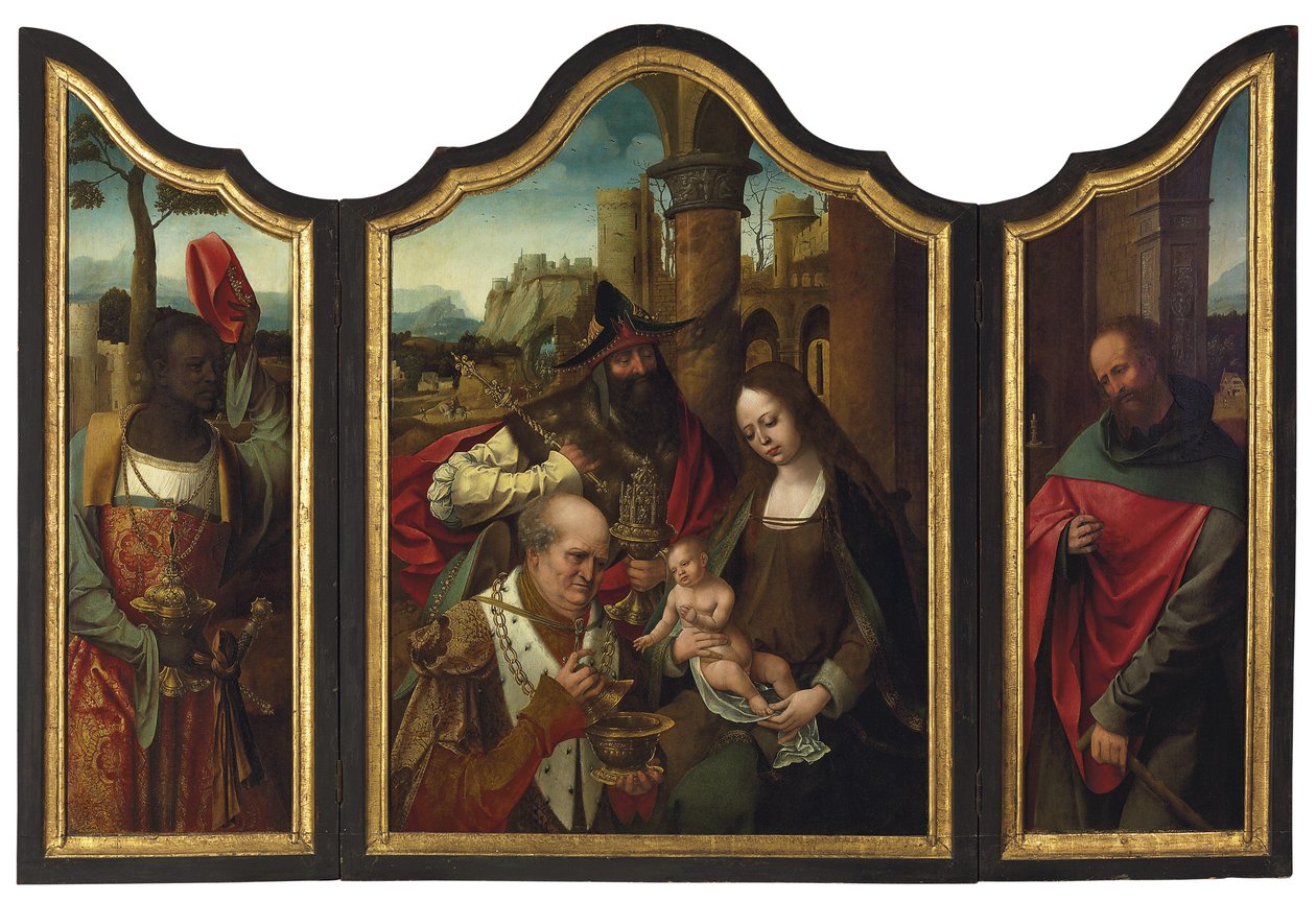 Adoration of the Magi by Master of the Antwerp Adoration
