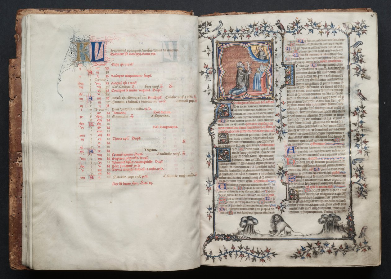 The Gotha Missal: Fol. 10v, Text by Master of the Boqueteaux