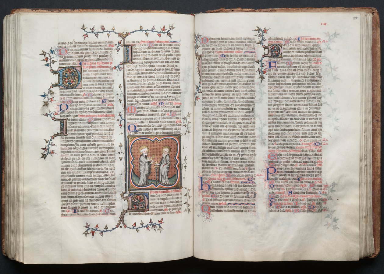 The Gotha Missal: Fol. 115r, Text by Master of the Boqueteaux