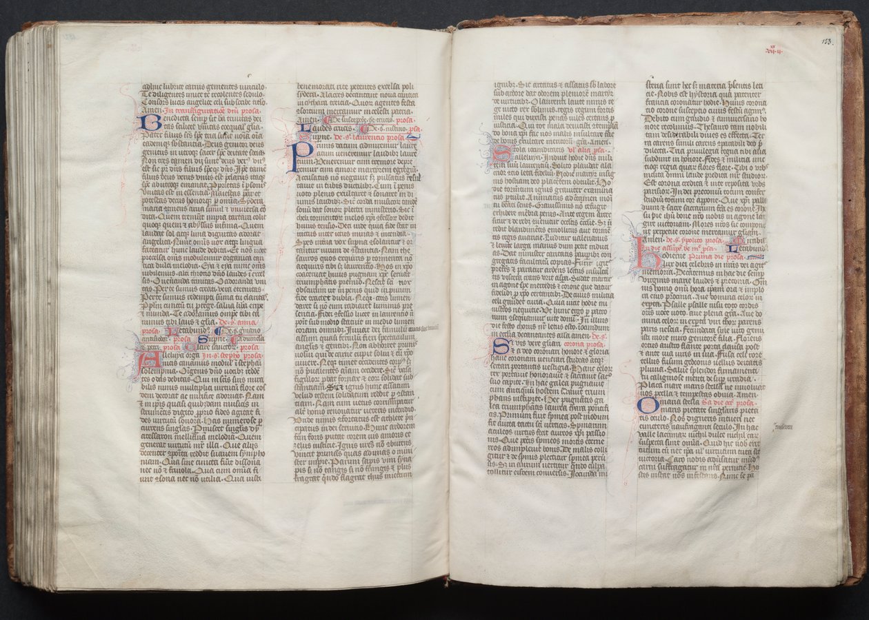 The Gotha Missal: Fol. 153r, Text by Master of the Boqueteaux