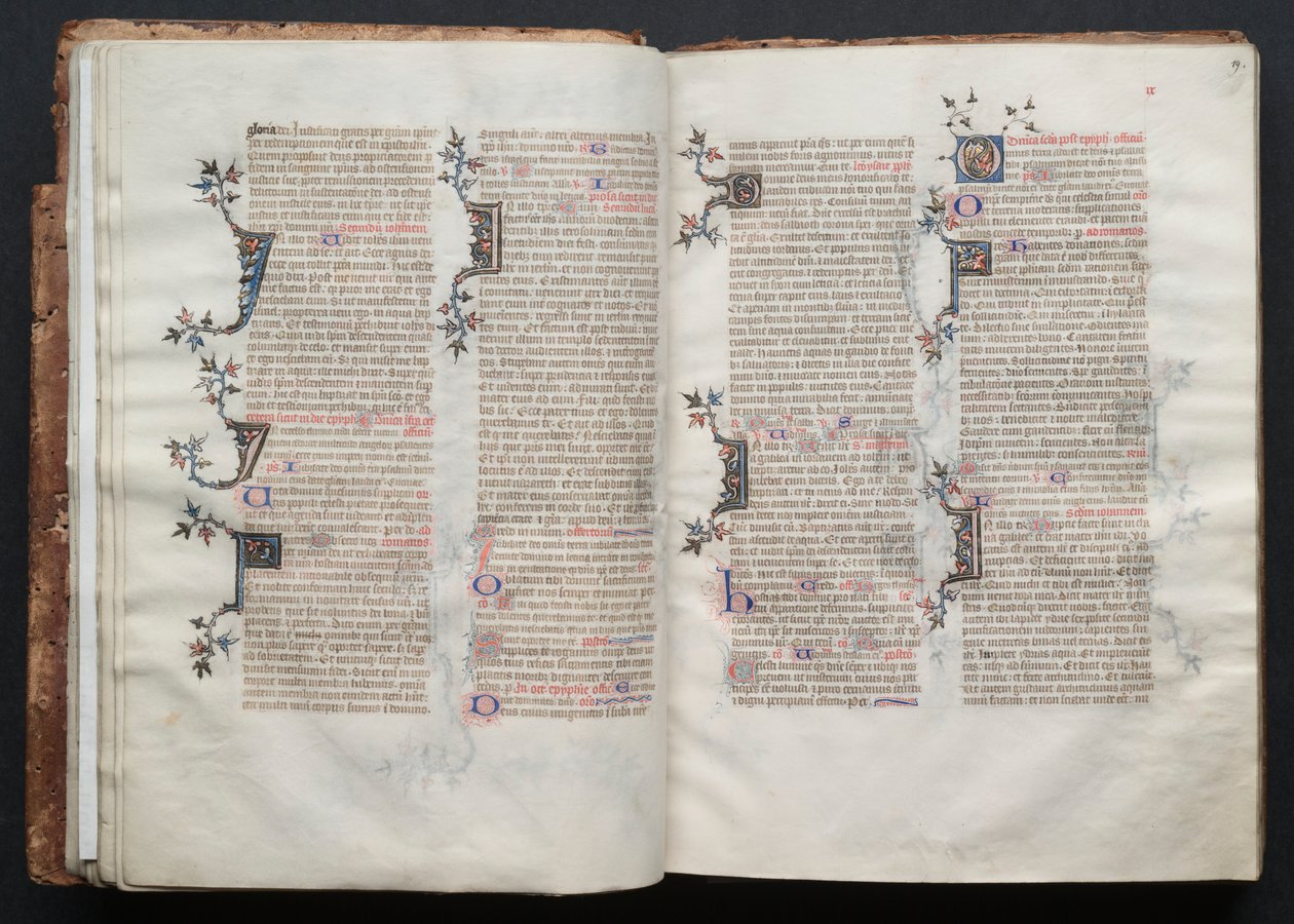 The Gotha Missal: Fol. 18v, Text by Master of the Boqueteaux