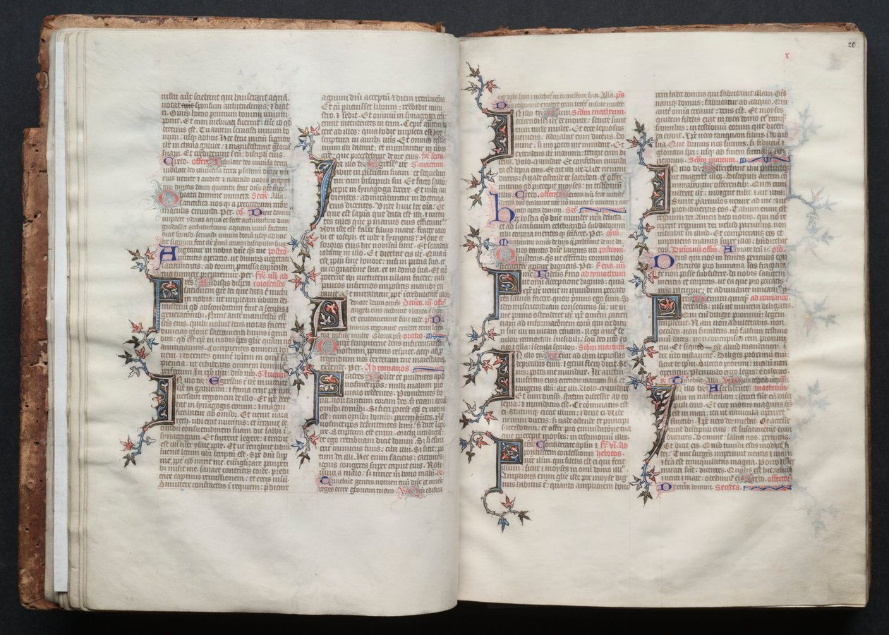 The Gotha Missal: Fol. 19v, Text by Master of the Boqueteaux