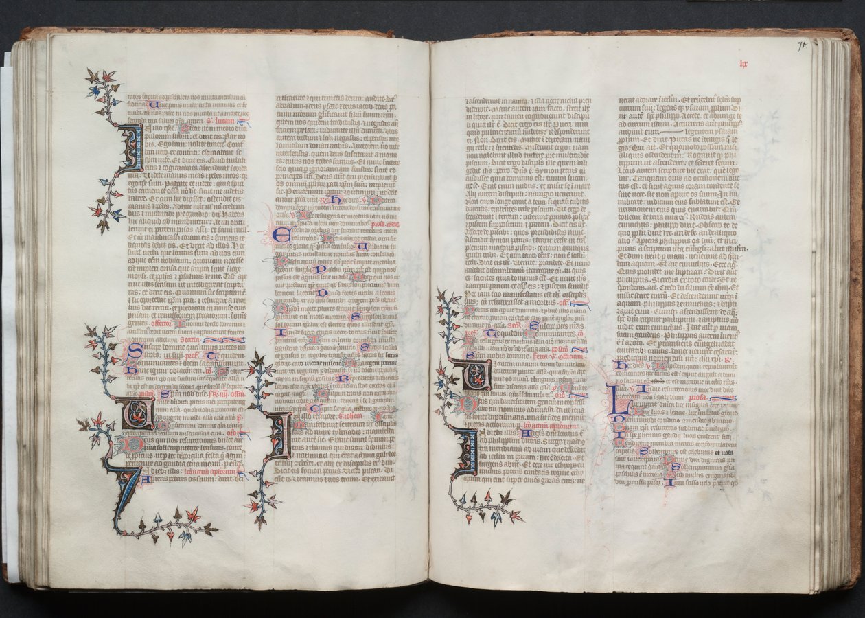 The Gotha Missal: Fol. 71r, Text by Master of the Boqueteaux