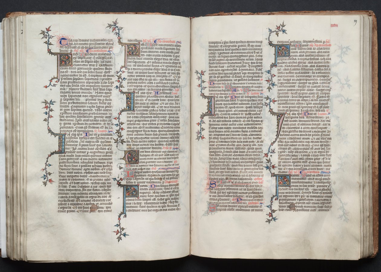The Gotha Missal: Fol. 88v, Text by Master of the Boqueteaux