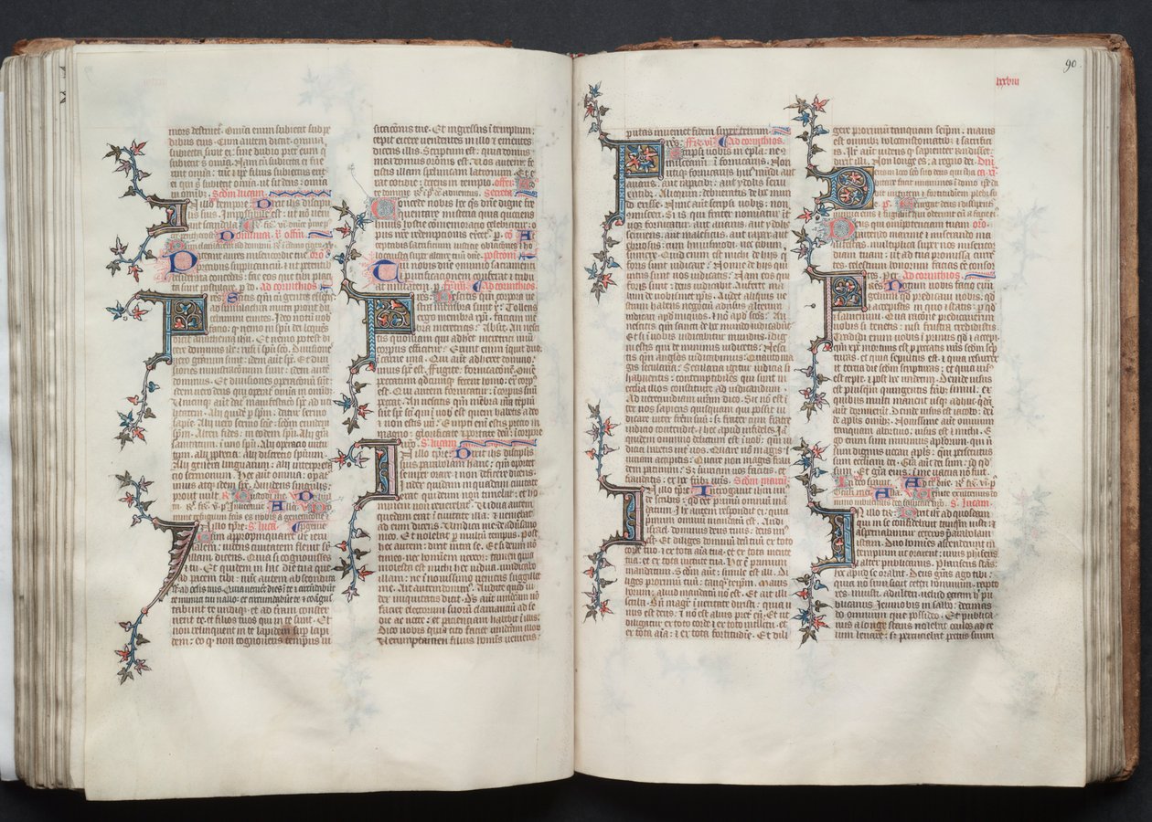 The Gotha Missal: Fol. 89v, Text by Master of the Boqueteaux