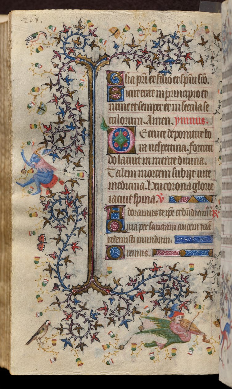 Hours of Charles the Noble, King of Navarre (1361-1425): fol. 134v, Text by Master of the Brussels Initials and Associates