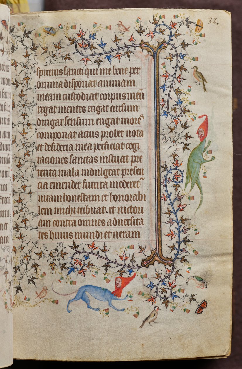 Hours of Charles the Noble, King of Navarre (1361-1425): Folio 16r, Text by Master of the Brussels Initials and Associates