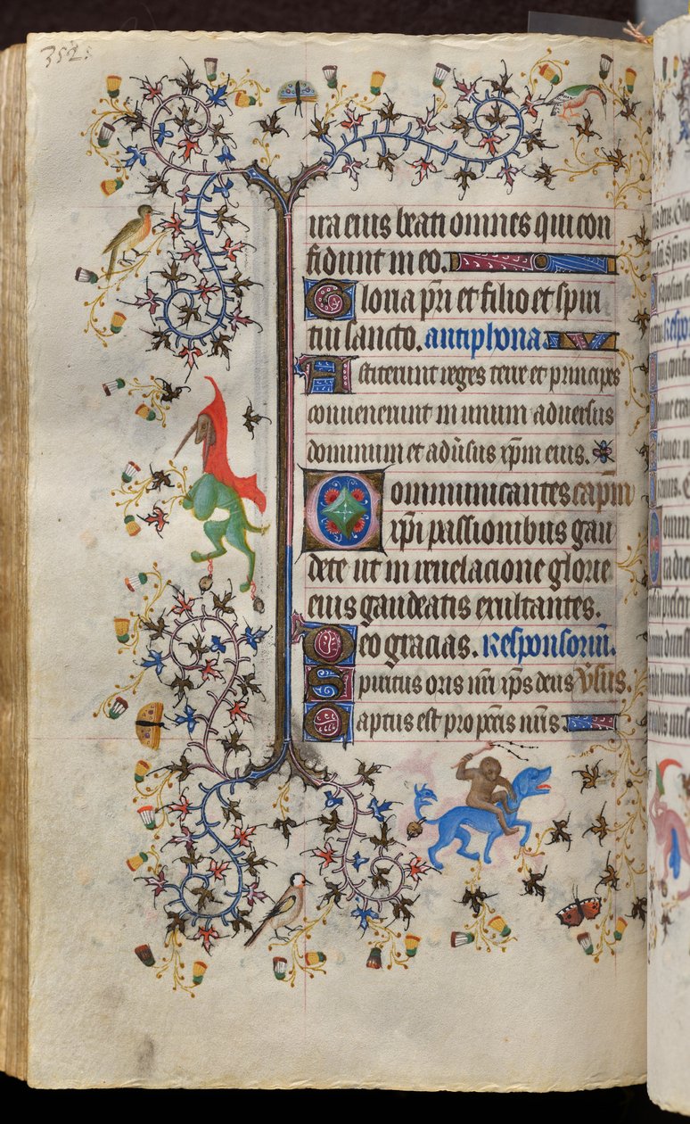 Hours of Charles the Noble, King of Navarre (1361-1425): fol. 171v, Text by Master of the Brussels Initials and Associates